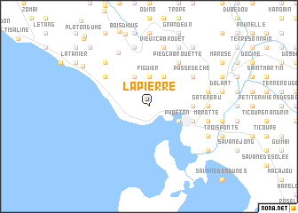 map of La Pierre