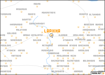 map of Lapikha