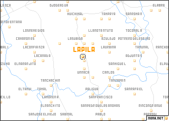 map of La Pila