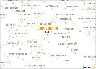 map of La Pilorina