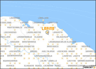 map of La Piña