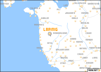 map of Lapinig