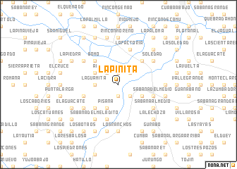 map of La Piñita