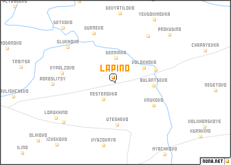 map of Lapino