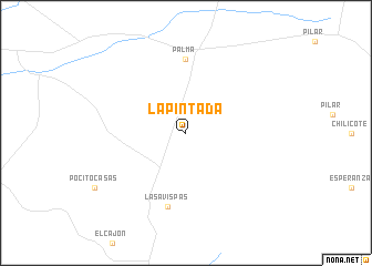 map of La Pintada