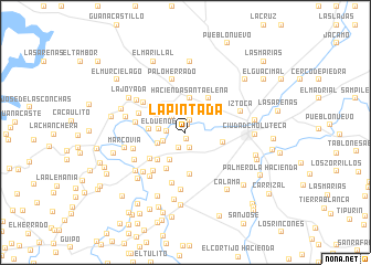 map of La Pintada