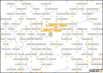 map of La Pintada