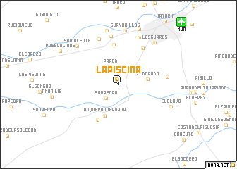 map of La Piscina