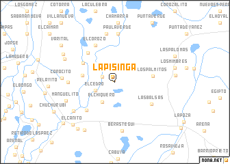 map of La Pisinga