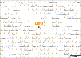 map of La Pita