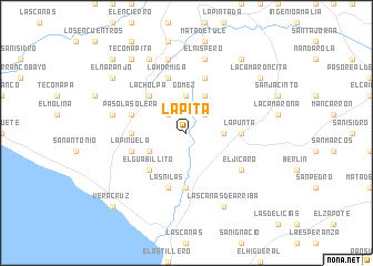 map of La Pita