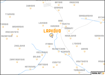 map of Lapkovo