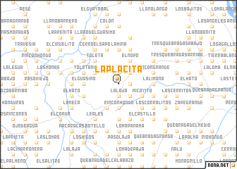 map of La Placita