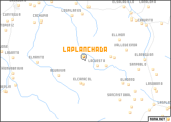 map of La Planchada