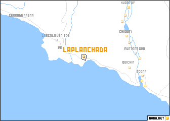 map of La Planchada