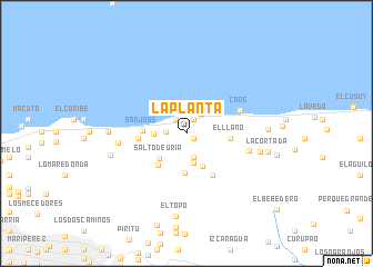map of La Planta