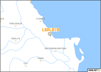 map of La Playa