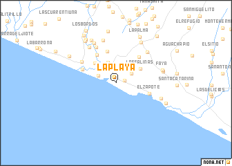 map of La Playa