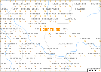 map of La Pocilga