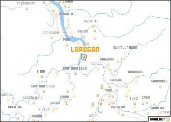 map of Lapogan
