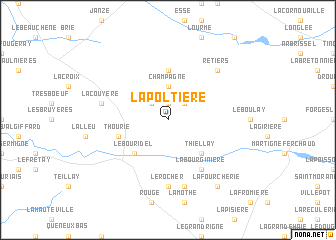 map of La Poltière