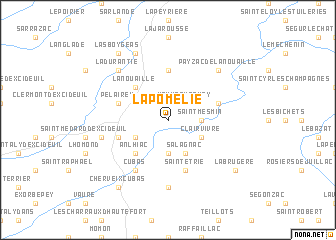 map of La Pomelie