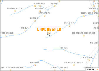 map of Laponesalm