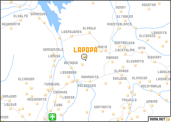 map of La Popa