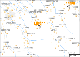 map of La Popa