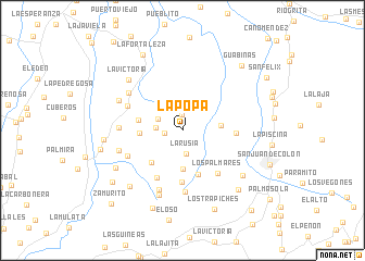 map of La Popa