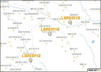 map of La Porfía