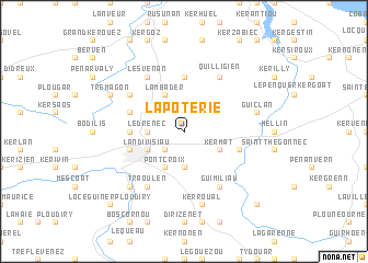 map of La Poterie