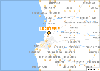 map of La Poterie