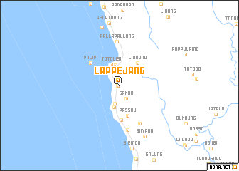 map of Lappejang