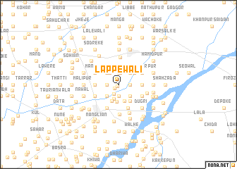 map of Lappewāli