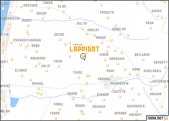 map of Lappidot