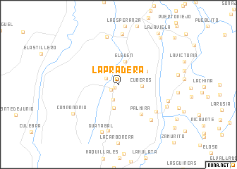 map of La Pradera