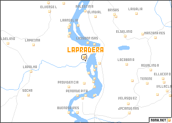 map of La Pradera