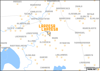 map of La Presa