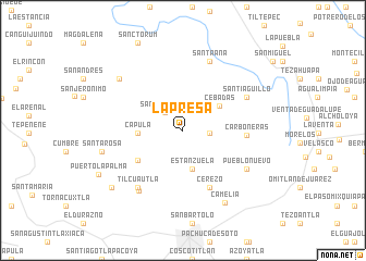 map of La Presa