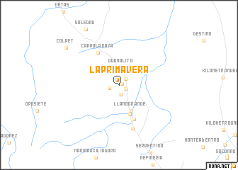 map of La Primavera