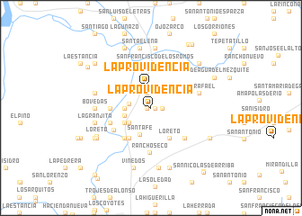 map of La Providencia