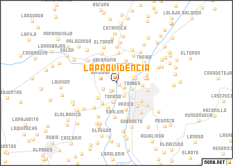 map of La Providencia