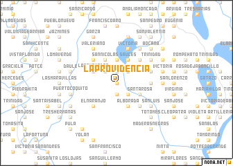 map of La Providencia