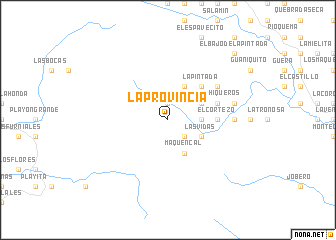 map of La Provincia