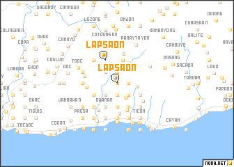 map of Lapsaon