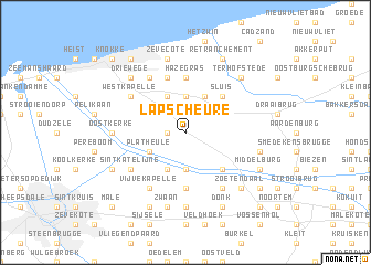 map of Lapscheure