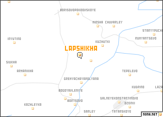 map of Lapshikha