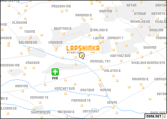 map of Lapshinka