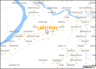 map of Lapstreek